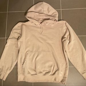 Weekday Drawstring Hoodie Beige Kangaroo Pocket M